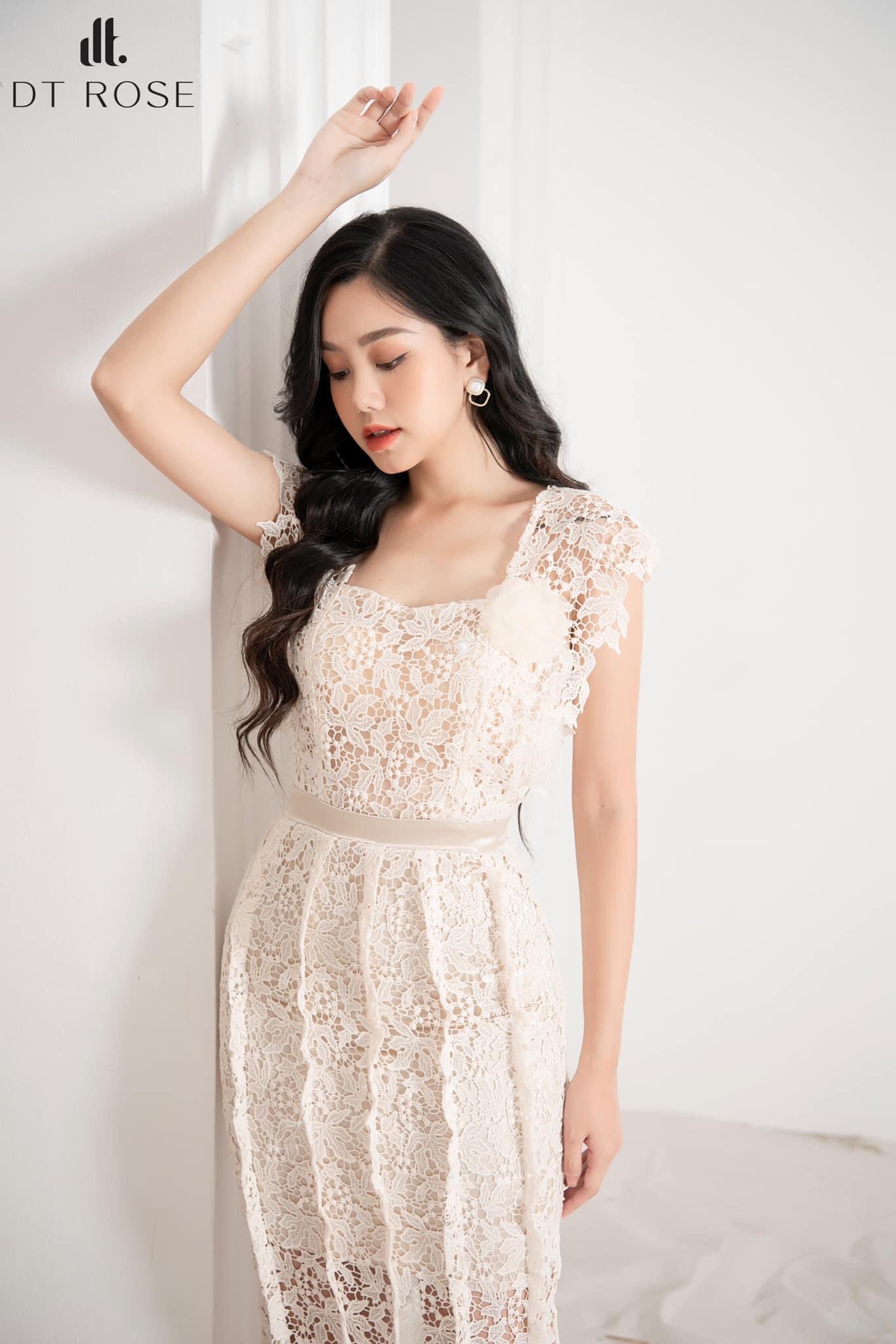 váy đầm body cao cấp lông vũ phụ kiện hoa cổ có mút ngực 3 màu ngọt ngào |  Shopee Việt Nam